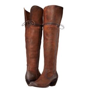 Frye over the knee leather boots